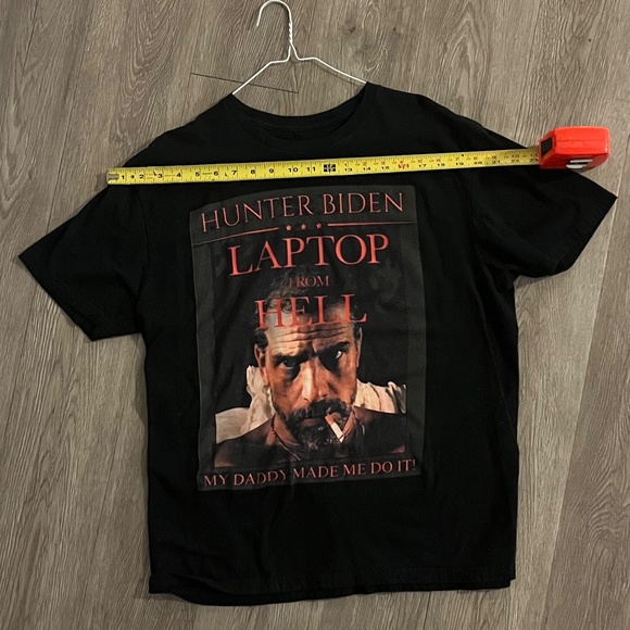 Hunter Biden MAGA "Laptop From Hell" T-Shirt Large - Picture 5 of 6